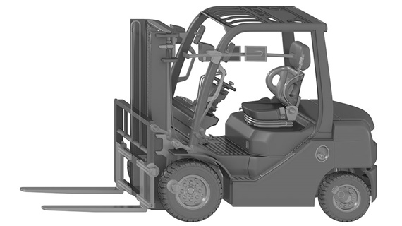Forklift dengan fungsi khusus