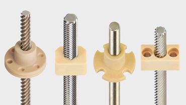 Berbagai dryspin lead screws dan lead screw nuts