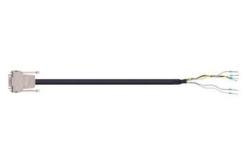 readycable® encoder cable suitable for Festo NEBM-S1G15-E-xxx-LE6, base cable TPE 6.8 x d