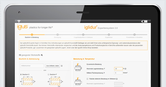 Alat online gratis dari igus®