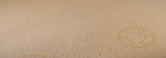 Komponen merupakan hasil cetak 3D dengan metode laser sintering.