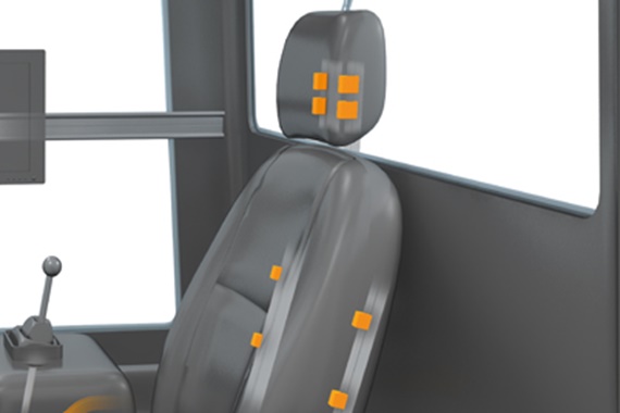 drylin linear guides untuk kursi pengemudi yang dapat disesuaikan secara ergonomis