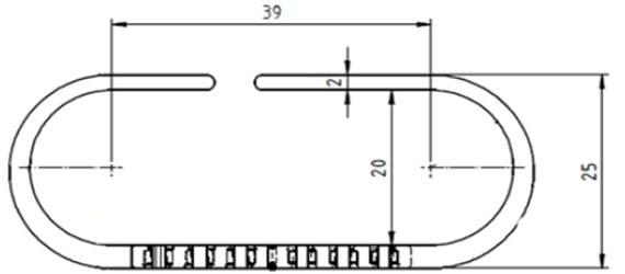 Office chain OCO.20 - Data teknis