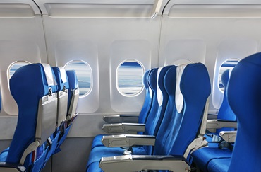 Baris kursi dalam aircraft