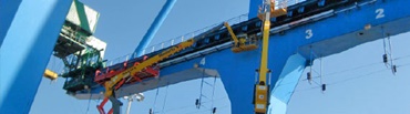 pemasangan e-chain di gantry crane