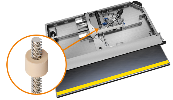 Teknologi lead screw railway