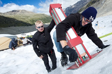 Probe yang meleleh dengan elemen bearing yang terbuat dari iglidur® bar stocks