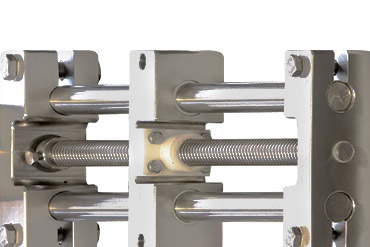 Sumbu linear SHT stainless steel dengan drive lead screw