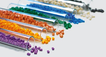 Bahan iglidur dalam tabung pengujian