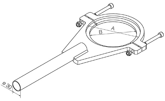 Drawing clamp sumbu 6