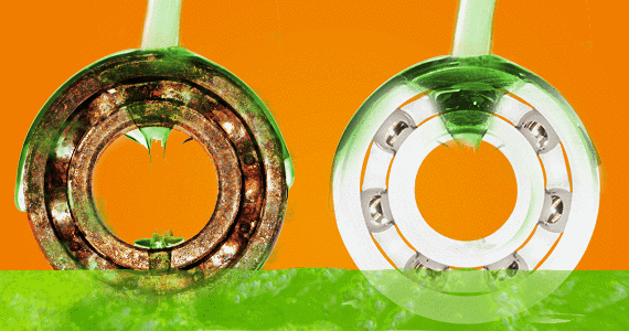 Polimer bola bearings yang tahan bahan kimia